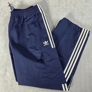 Adidas Originals 3-Stripes Cargo Pants Men's L Night Indigo Navy Blue HR3362 NWT
